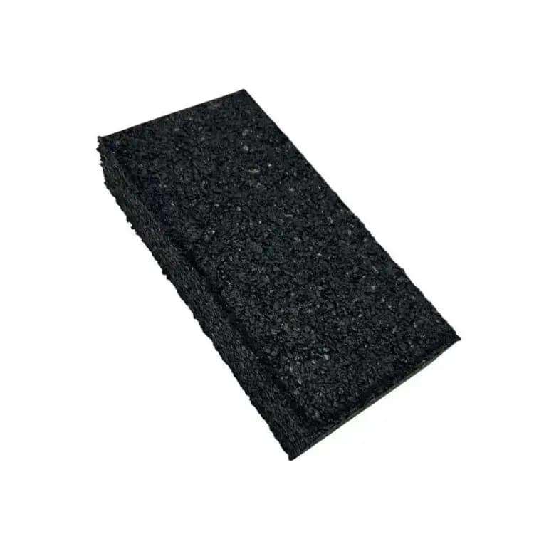 Gummipflasterstein 200x100x40mm Schwarz